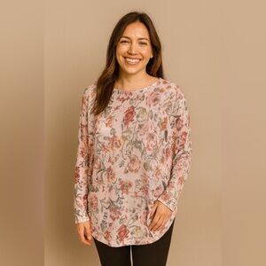 Luisa Ricci Summer Floral Sweater Size Large